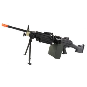 See Airsoft Rifle 1 Electric A&K M249 MKII FPS-360 Airsoft SAW Machine Gun