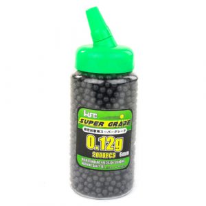 See Airsoft BB 1 2000 Black HFC Super Grade 0.12g Airsoft BBs