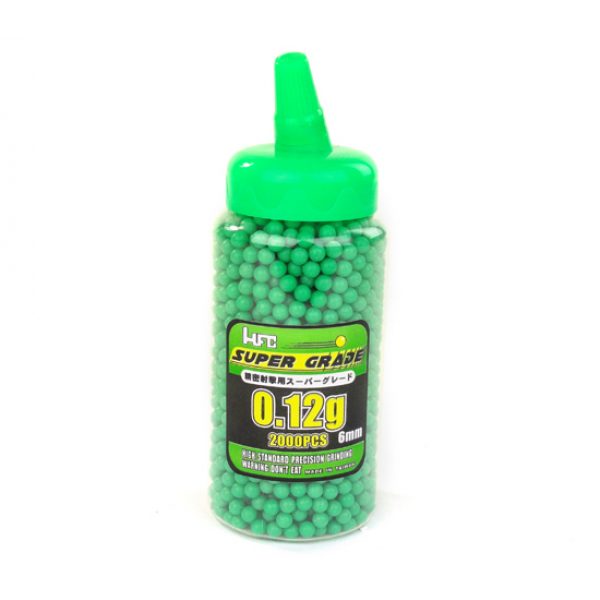 See Airsoft BB 1 2000 Green HFC Super Grade 0.12g Airsoft BBs