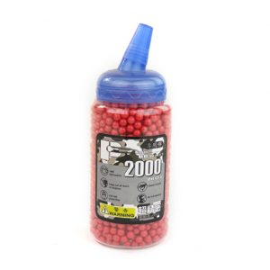 See Airsoft BB 1 2000 Red P-Force 0.12g Airsoft BBs