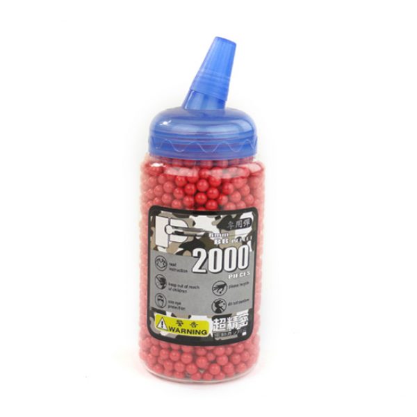 See Airsoft BB 1 2000 Red P-Force 0.12g Airsoft BBs