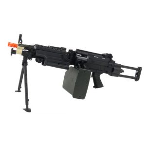 See Airsoft Rifle 1 Electric A&K M249 Para FPS-380 Airsoft SAW Machine Gun