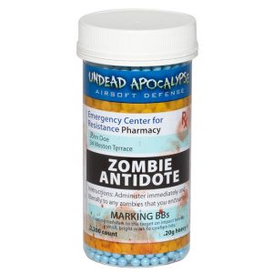 See Airsoft BB 1 2200 Blue Crosman Zombie Antidote .20g Airsoft Marker BBs
