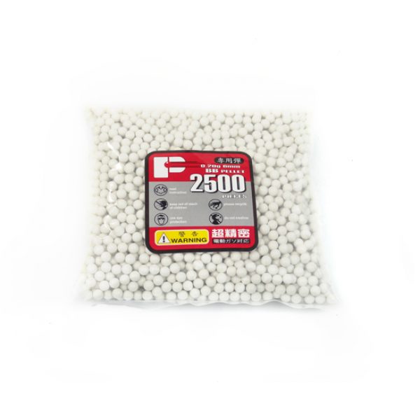 See Airsoft BB 1 2500 White P-Force 0.20g Airsoft BBs