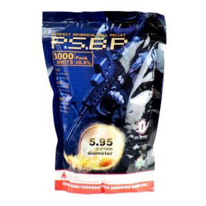 See Airsoft BB 1 3000 White G&G PSBP .25g 6mm Airsoft BBs