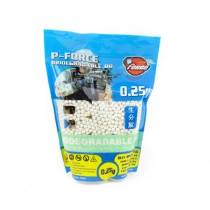 See Airsoft BB 1 4000 White P-Force Premium Biodegradable 0.25g Airsoft BBs