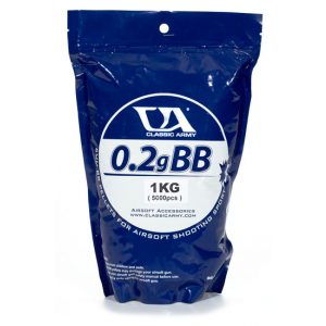 See Airsoft BB 1 5000 White Classic Army .20g Airsoft BBs