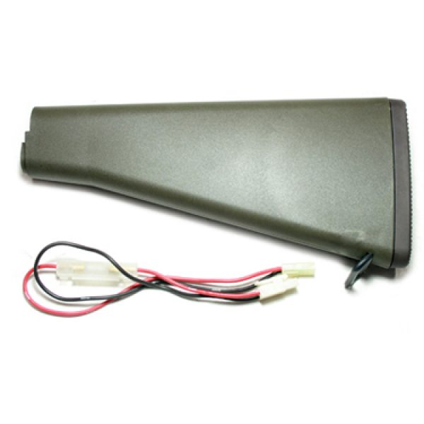 See Airsoft BB 1 Classic Army Airsoft M15 Stock with Wiring OD Green
