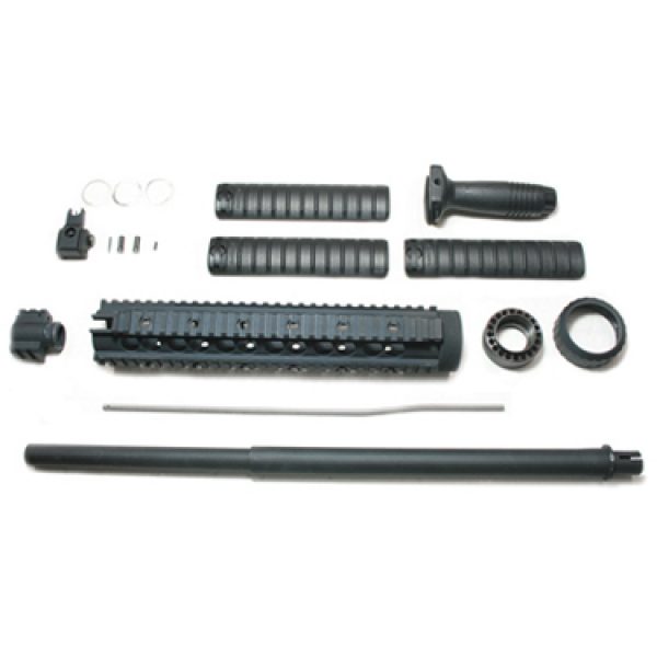 See Airsoft BB 1 Classic Army Airsoft SR25 Rail System with Barrel Set & Flip Up Front Sight- Inner Barrel Length: 510mm