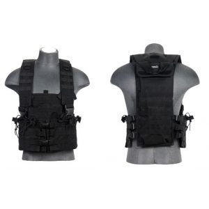 See Airsoft BB 1 Lancer Tactical Black CA-309B M4 Airsoft Molle Chest Rig