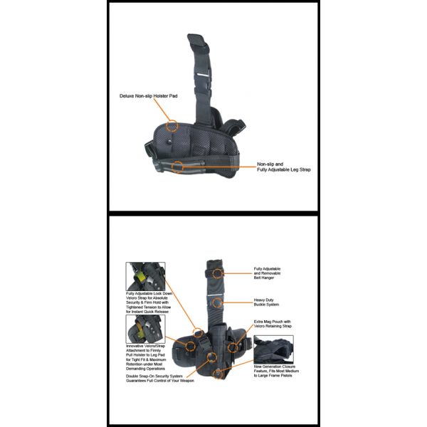 See Airsoft Holster 2 UTG Sport Gen II Special Ops Universal Leg Holster Army Digital Airsoft Gun Accessory