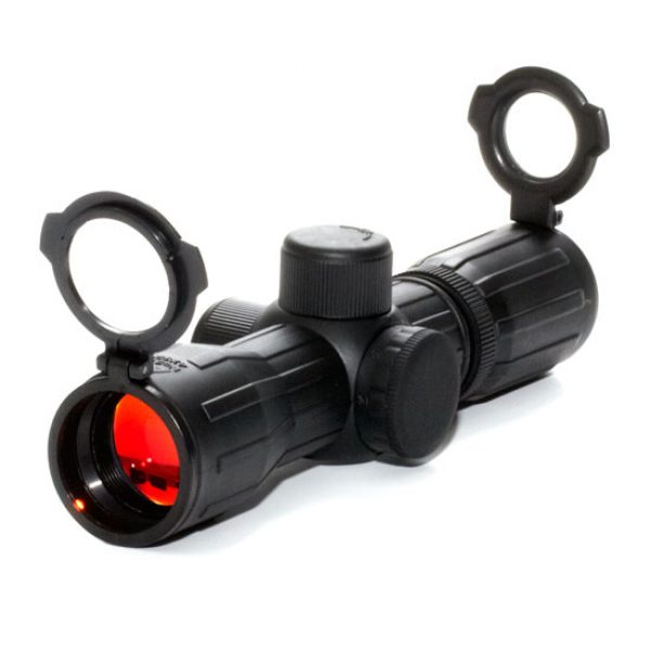 See Airsoft Gun Sight 1 NcStar SEECR430R 4x30E Compact Red & Green Illuminated Airsoft Scope