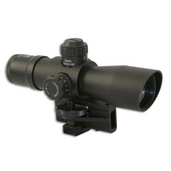 See Airsoft Gun Sight 1 NcStar STMAQ432G 4x32 Compact Red/Green Illuminated Mil-Dot Airsoft Scope