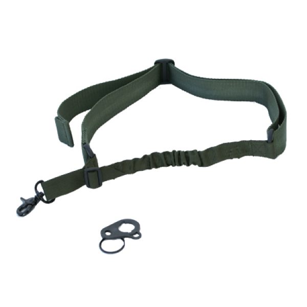 See Airsoft Accessory 1 Echo1 Airsoft Tactical Single Point Bungee Sling Olive Drab
