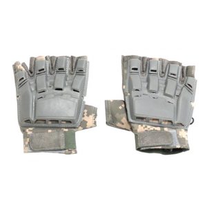 See Airsoft Accessory 1 UK Arms Tactical Half Finger ACU Airsoft Gloves Large