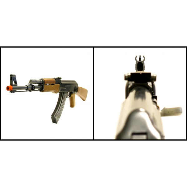 See Airsoft Rifle 2 Electric AK47 Assault Rifle Airsoft Gun Full Stock