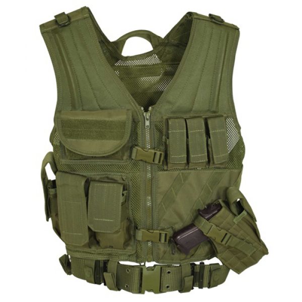 See Airsoft Accessory 1 Voodoo Tactical Airsoft Entry Assault Vest OD