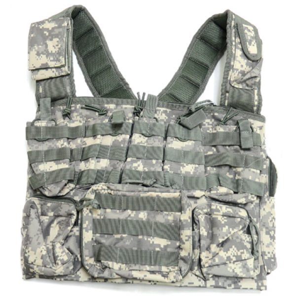 See Airsoft Accessory 1 Voodoo Tactical Airsoft Tactical Chest Rig Army Digital
