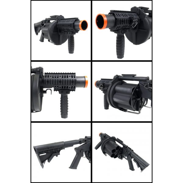 See Airsoft Shotgun 2 Refurbished Green Gas ICS GLM Multiple Grenade Launcher FPS-435 Airsoft Gun