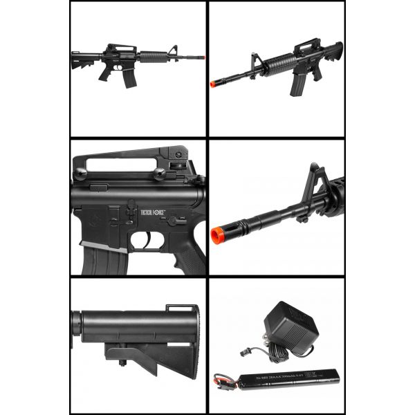 See Airsoft Rifle 2 Electric And Spring Tactical Force TF4 Carbine Rifle FPS-300 Airsoft Gun