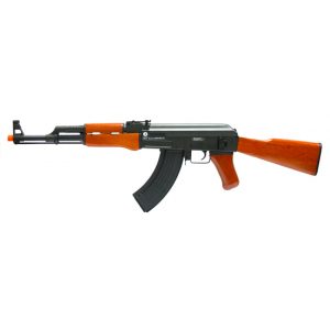 See Airsoft Rifle 1 Electric Blowback Kalashnikov AK47 Real Wood Full Metal Rifle FPS-487 Full Stock Airsoft Gun