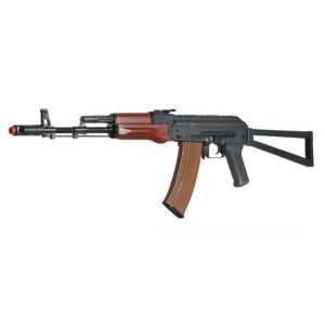 See Airsoft Rifle 1 Electric Boyi D-Boys RK-03WS Full Steel Real Wood AK47 FPS-450 Folding Stock Airsoft Gun