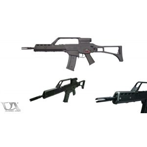 See Airsoft Rifle 1 Electric Classic Army G36K Assault Rifle FPS-375, 470 Rd. Clip, 3xMag Scope Airsoft Gun
