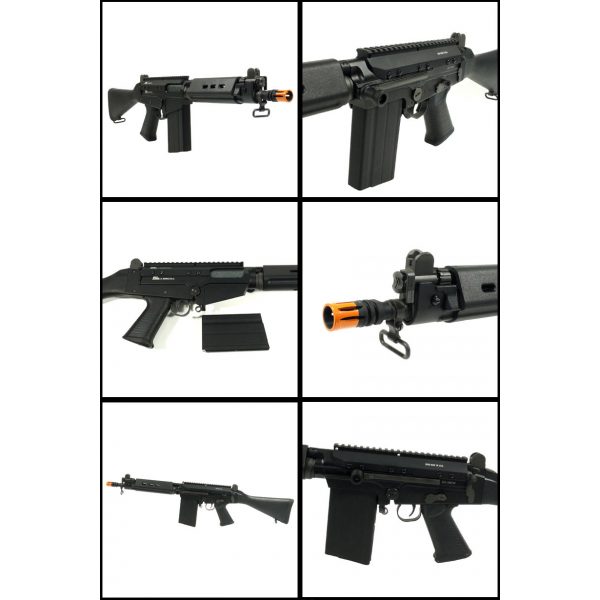 See Airsoft Rifle 2 Electric Classic Army SA58 Carbine Rifle FPS-415 Full Metal, Full Stock Airsoft Gun