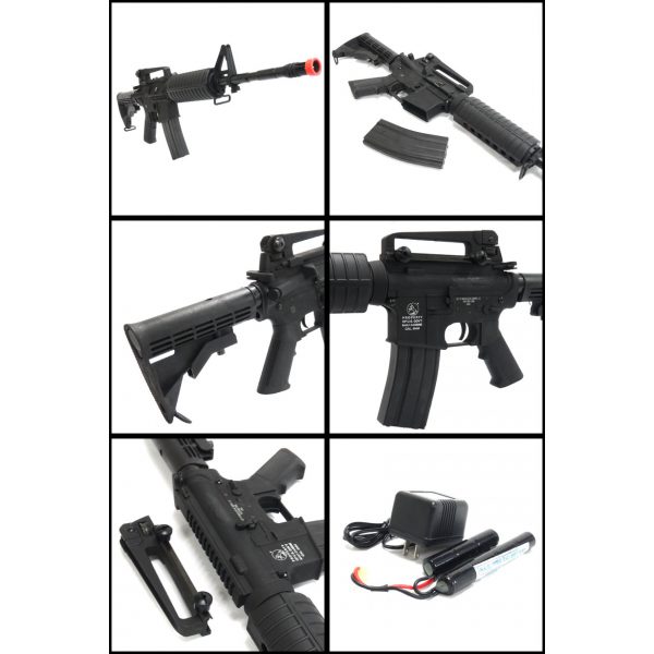 See Airsoft Rifle 2 Electric Colt M4A1 Carbine Rifle FPS-450 Full Metal Airsoft Gun