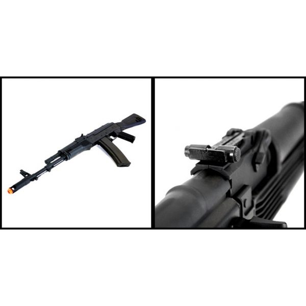 See Airsoft Rifle 2 Electric CYMA CM031 AK 74 Rifle FPS-410 Full Metal, Full Stock Airsoft Gun