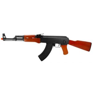 See Airsoft Rifle 1 Electric CYMA CM042 AK47 AEG Rifle FPS-470 Full Metal, Real Wood Airsoft Gun