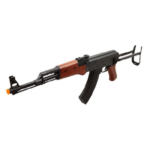 See Airsoft Rifle 1 Electric CYMA CM042S AK47 Rifle FPS-525 Full Metal, Real Wood, Folding Stock Airsoft Gun