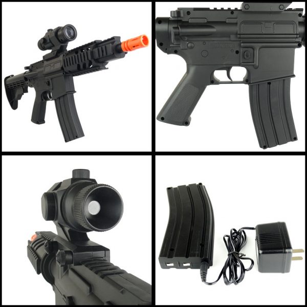 See Airsoft Rifle 2 Electric D2806 M4 CQB FPS-220 Airsoft Rifle