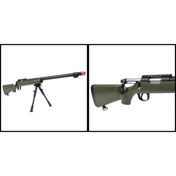 See Airsoft Rifle 2 Refurbished Spring TSD Tactical SD702 Bolt Action Sniper Rifle FPS-590 Airsoft Gun