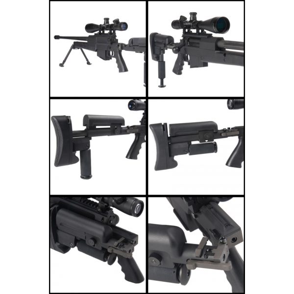 See Airsoft Rifle 2 Green Gas Ares PGM Bolt Action Sniper Rifle FPS-380 Airsoft Gun
