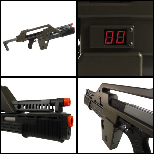 See Airsoft Rifle 2 Electric EG Custom Matrix Alien FPS-380 Airsoft Pulse Rifle