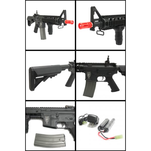 See Airsoft Rifle 2 Electric Elite Force M4 CQB Rifle FPS-400 Airsoft Gun