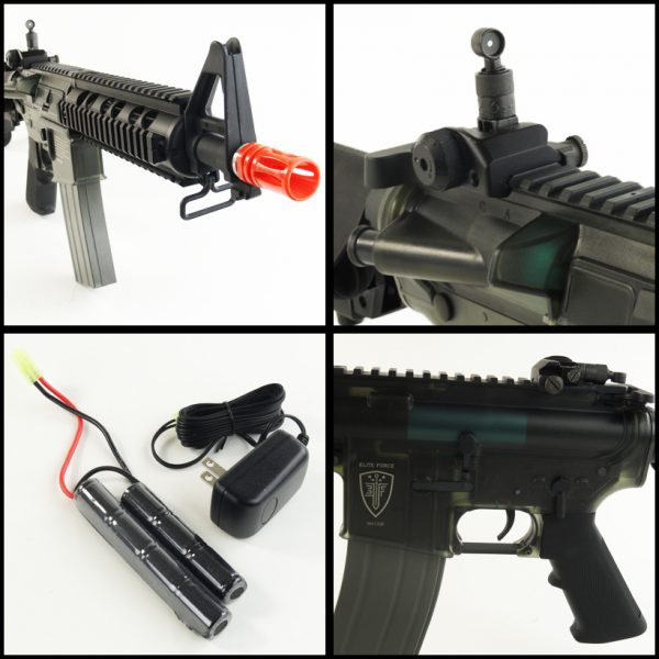 See Airsoft Rifle 2 Electric Elite Force M4 Licensed CQB Clear Rifle FPS-415 Airsoft Gun