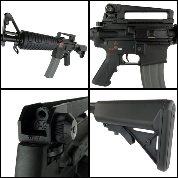 See Airsoft Rifle 2 Electric G&G Combat Machine GC16 Carbine Crane Stock FPS-530 Airsoft Rifle