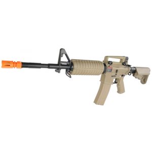 See Airsoft Rifle 1 Electric G&G Combat Machine GC16 Carbine Crane Stock FPS-530 Airsoft Rifle Desert Tan