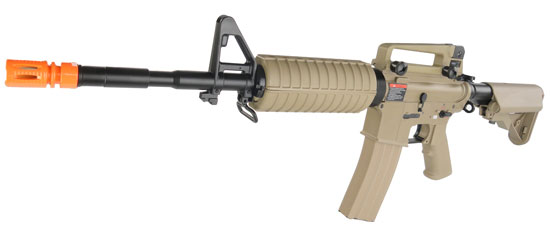 See Airsoft Rifle 1 Electric G&G Combat Machine GC16 Carbine Crane Stock FPS-530 Airsoft Rifle Desert Tan