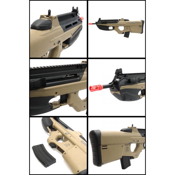See Airsoft Rifle 2 Electric G&G FN Herstal F2000 Tactical Tan Rifle FPS-530 Airsoft Gun