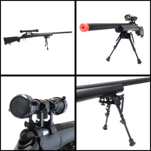 See Airsoft Rifle 2 Refurbished Spring UK Arms M28AB Bolt Action Sniper Rifle FPS-575 Airsoft Gun