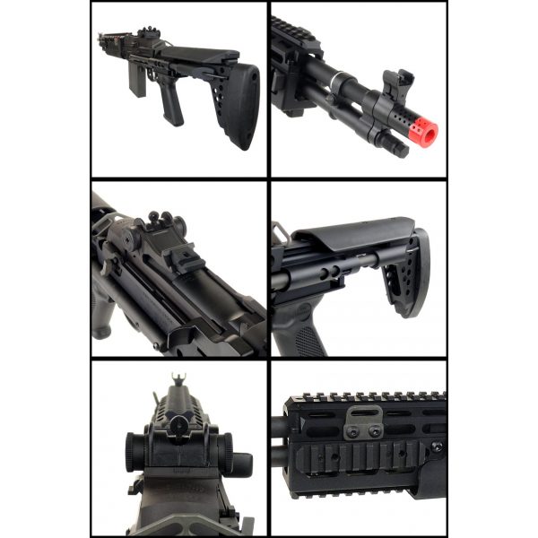 See Airsoft Rifle 2 Electric G&G GR14 Full Metal H.B.A Rifle Short FPS-430 Airsoft Gun