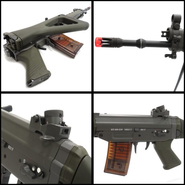 See Airsoft Rifle 2 Electric G&G Swiss Arms SG550 Sniper Rifle FPS-490 Airsoft Gun