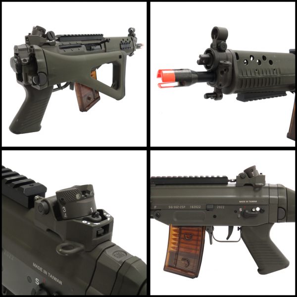 See Airsoft Rifle 2 Electric G&G Swiss Arms SG552 Rifle FPS-480 Airsoft Gun