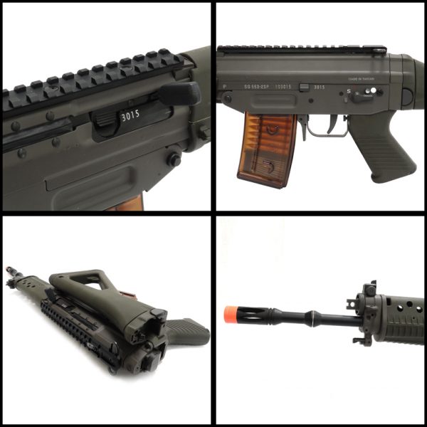 See Airsoft Rifle 2 Electric G&G Swiss Arms SG553 Rifle FPS-480 Airsoft Gun Package Deal (Mask and BBs)