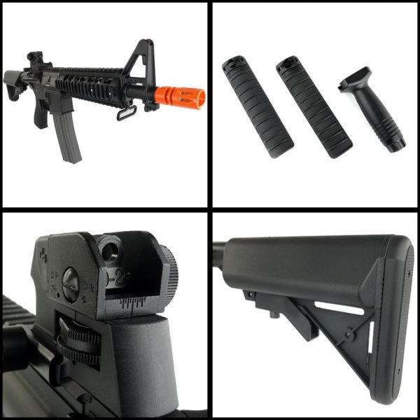 See Airsoft Rifle 2 Electric G&G Top Tech Advanced TR15 Raider FPS-400 Blowback Airsoft Rifle