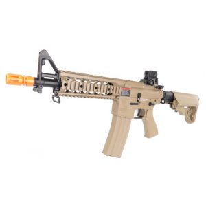 See Airsoft Rifle 1 Electric G&G Top Tech Advanced TR15 Raider FPS-400 Blowback Airsoft Rifle Desert Tan