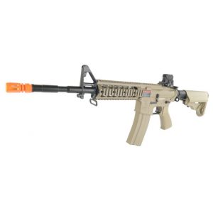 See Airsoft Rifle 1 Electric G&G Top Tech Advanced TR15 Raider L FPS-400 Blowback Airsoft Rifle Desert Tan